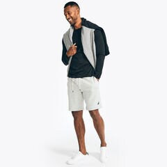 Crewneck Long-Sleeve T-Shirt,True Black,large