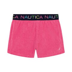 Girls' Logo Pull-On Short (7-16),Rogue Red,large
