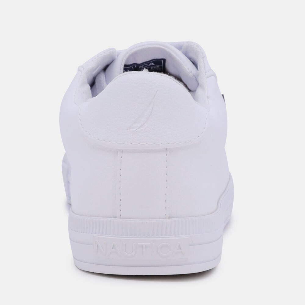 WIDE-LACE LOGO SNEAKER,Antique White Wash,large