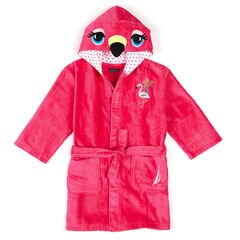 Flamingo Bath Robe,Barely Pink,large