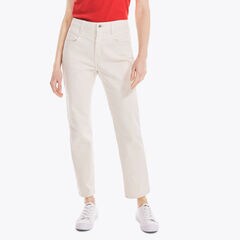 NAUTICA JEANS CO. HIGH-RISE STRAIGHT DENIM,Deep Ocean,large