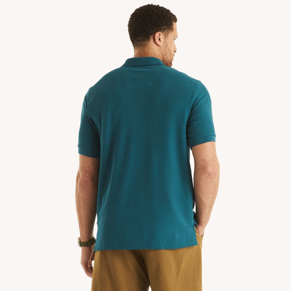 Big & Tall Classic Fit Deck Polo,Star Sapphire,large