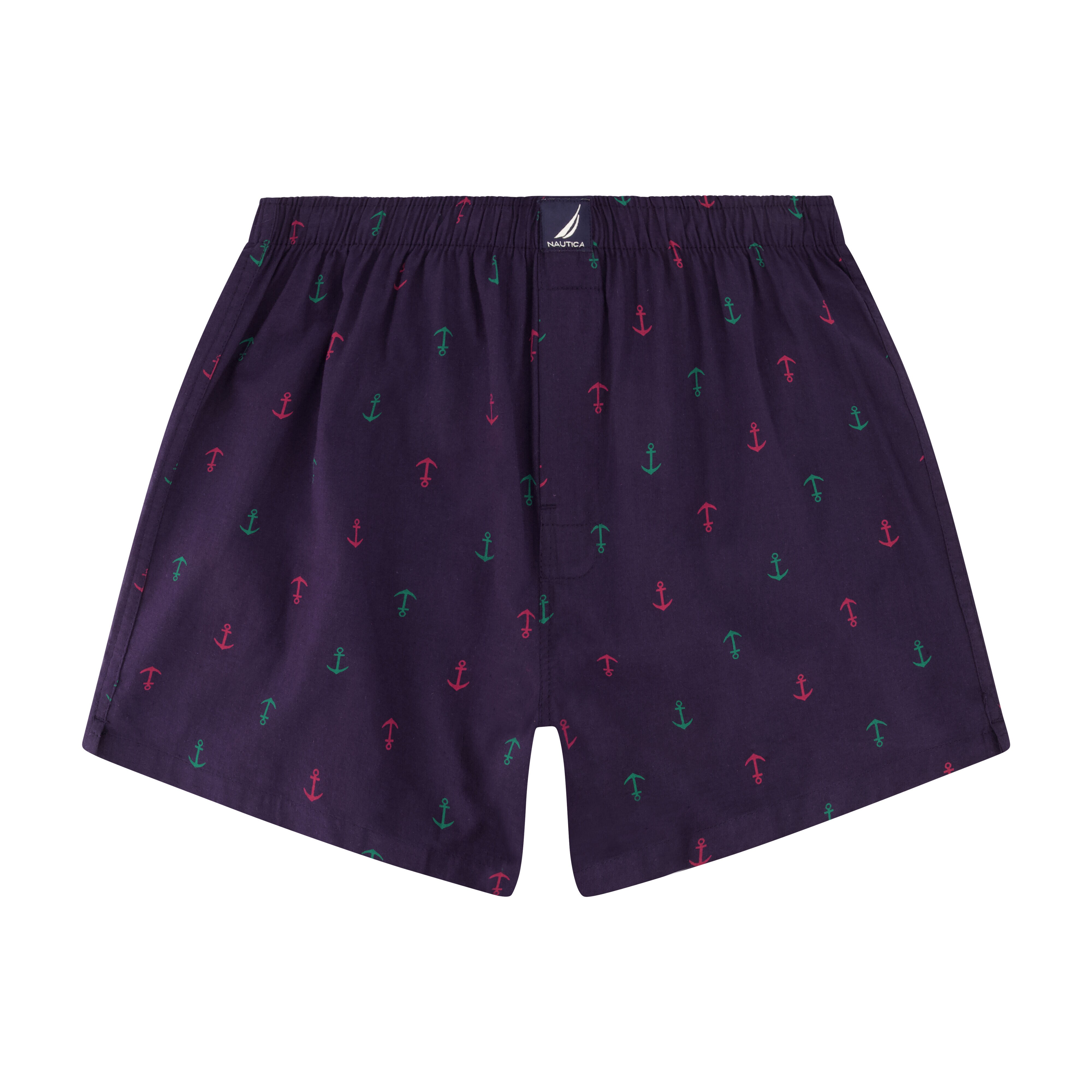 PRINTED WOVEN BOXERS, 3-PACK | Nautica