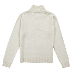 Toddler Boy's Fair Isle Sweater (2T-3T),Sail White,large