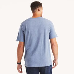 Big & Tall Sailboat Graphic T-Shirt,Anchor Blue Heather,large