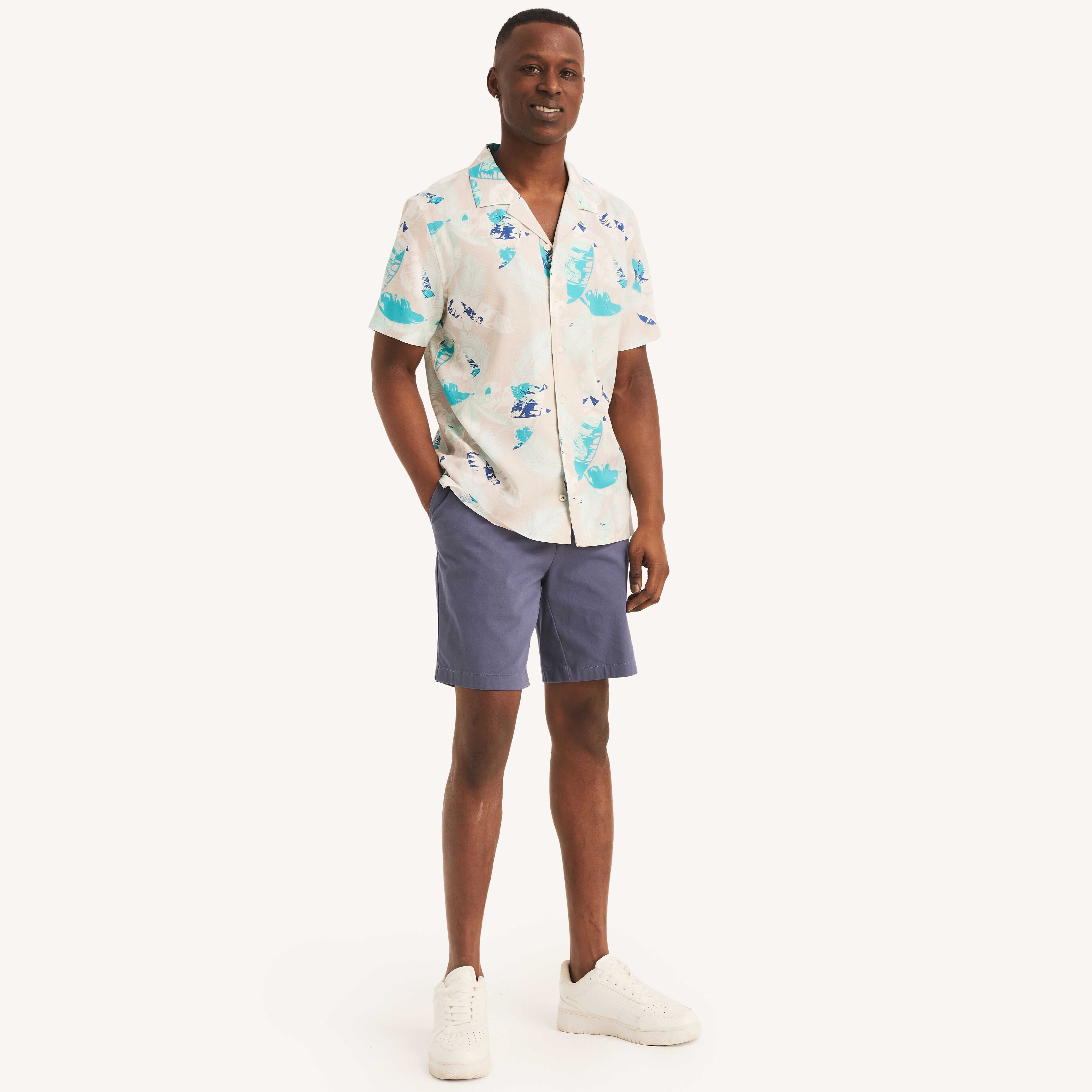 Miami Vice x Nautica Short-Sleeve Camp Shirt | Nautica