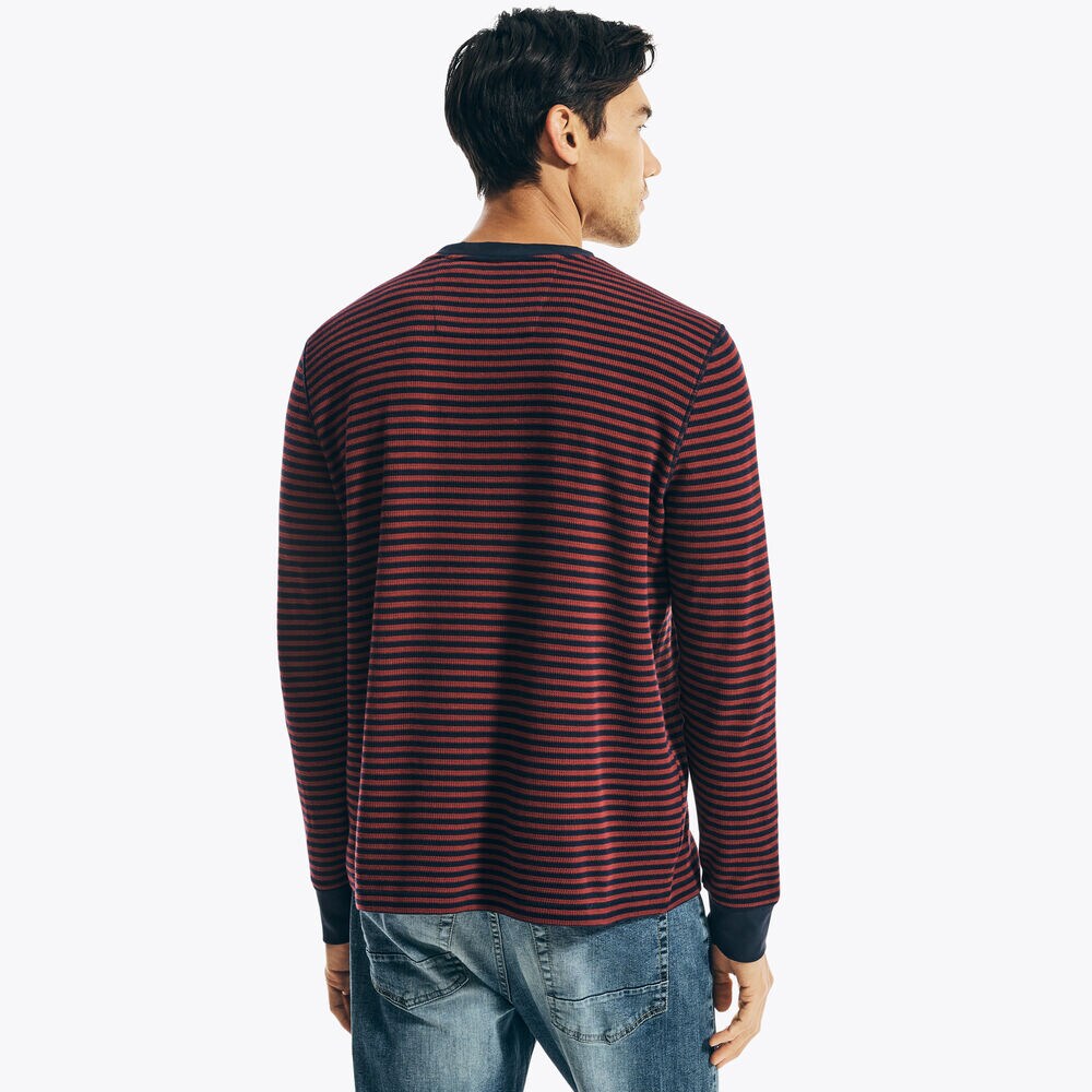 NAUTICA JEANS CO. STRIPED LONG-SLEEVE T-SHIRT,Navy,large