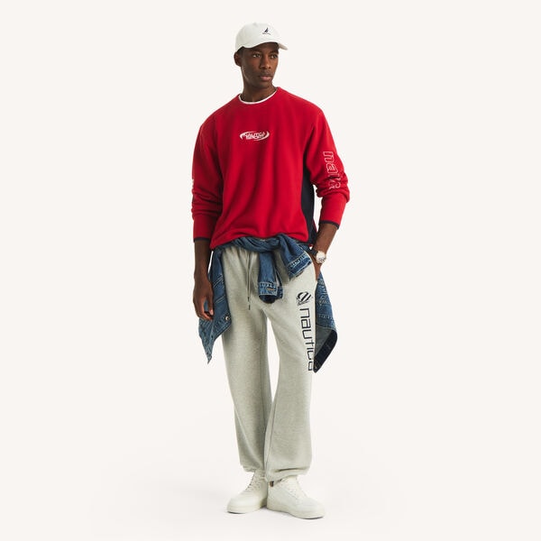  Nautex Embroidered Fleece Crewneck