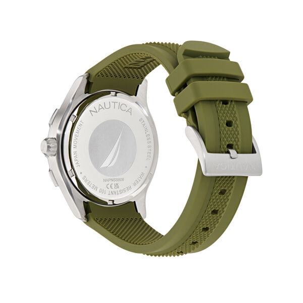 NST Small 3-Hand Watch With Silicone Strap