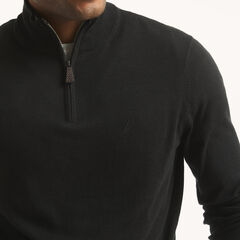 Navtech Quarter-Zip Sweater,True Black,large