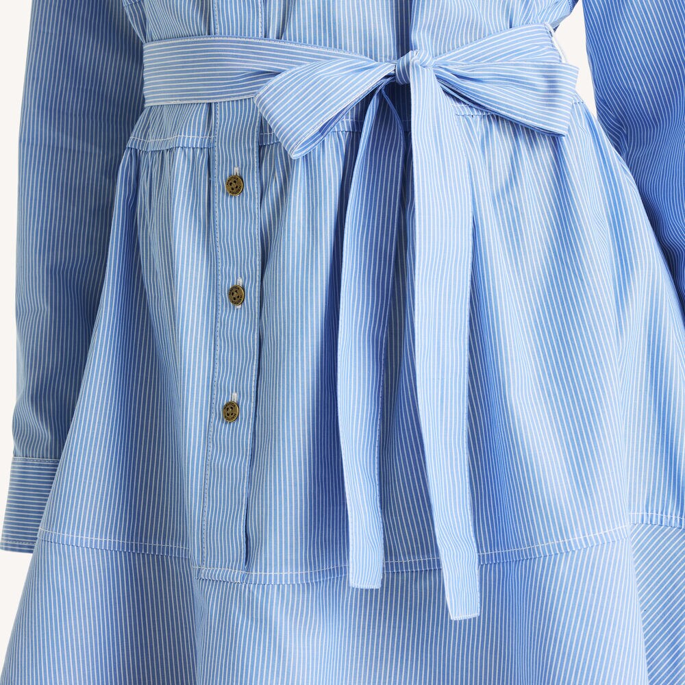 Striped Dress,Bolt Blue,large