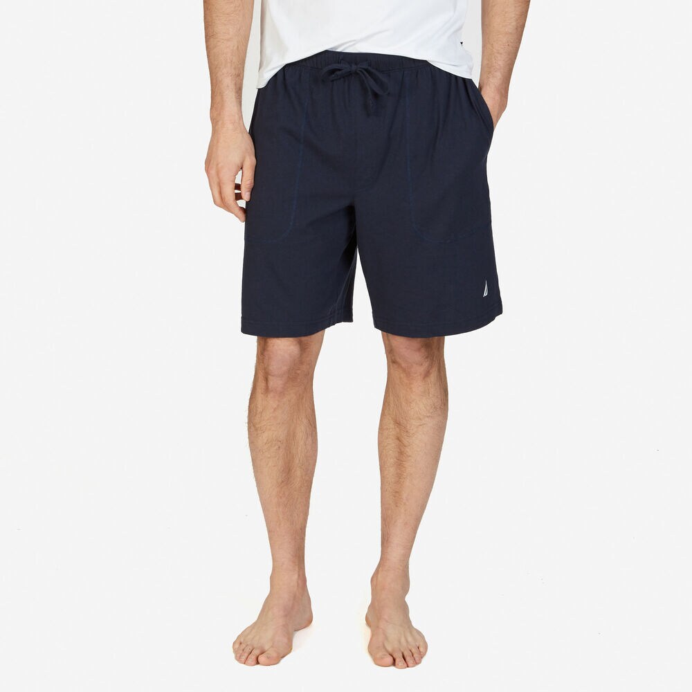 Cotton Jersey Sleep Short,True Navy,large
