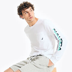 COMPETITION SUSTAINABLY CRAFTED LONG-SLEEVE GRAPHIC T-SHIRT,Bright White,large