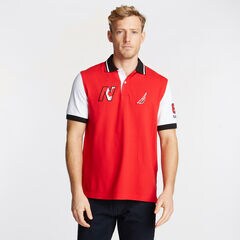 Short Sleeve Classic Fit Canada Performance Polo,Reckoning Red,large
