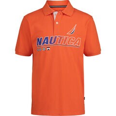 LITTLE BOYS' LOGO GRAPHICS POLO (4-7),Tropic Orange,large