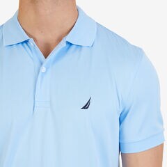 CLASSIC FIT PERFORMANCE POLO,Azure Blue,large
