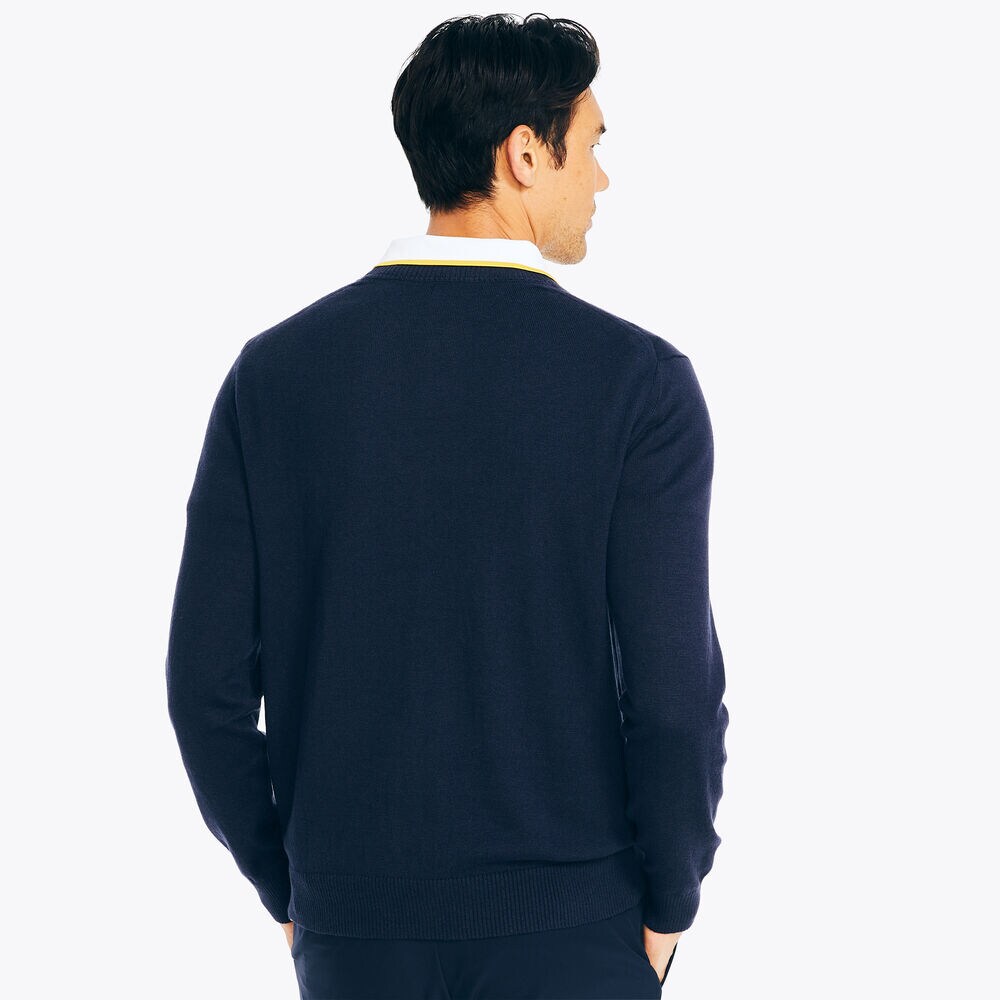 Navtech Crewneck Sweater,Stellar Blue Heather,large