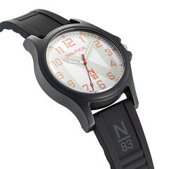 JAVA SEA SILICONE 3-HAND WATCH,Multi,large