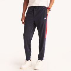 Colorblock Fleece Pant,Stellar Blue Heather,large