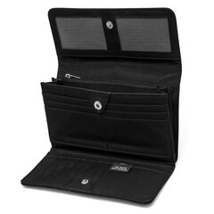 LAKESUDE JACQUARD CONTINENTAL WALLET,True Black,large