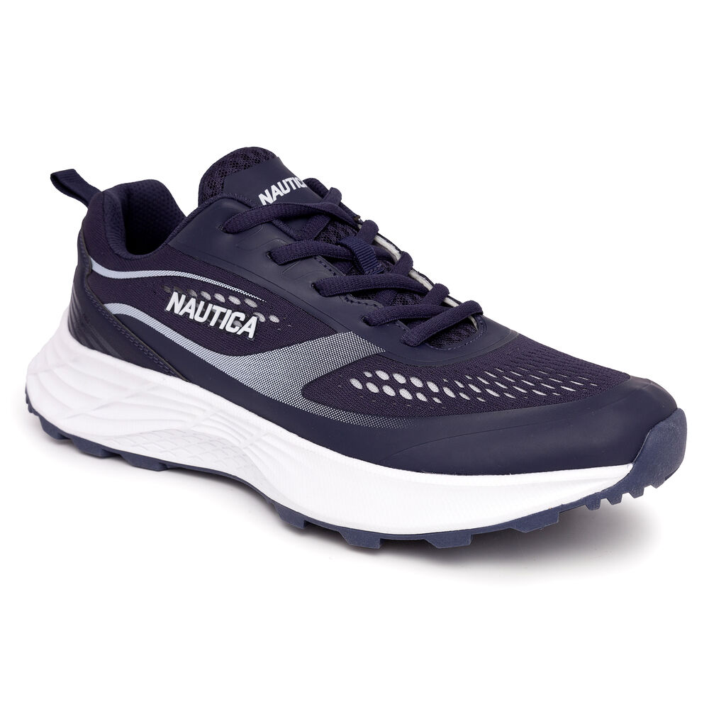 Logo Mesh Sneaker,Ice Blue,large