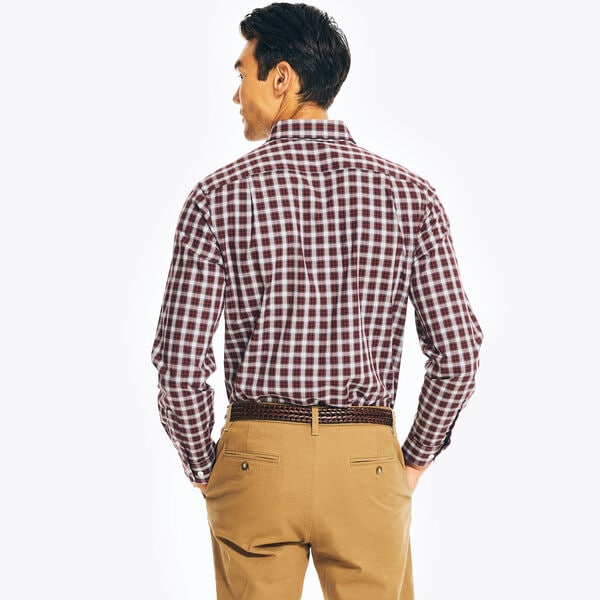 Classic Fit Wrinkle-Resistant Plaid Shirt
