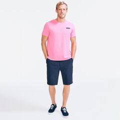 SUSTAINABLY CRAFTED FLAG GRAPHIC T-SHIRT,Carnation Pink,large