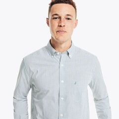 GINGHAM SHIRT,Delphinium Blue,large