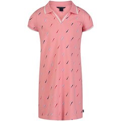 Little Girls' Printed Polo Dress (4-6X),Purple,large