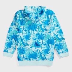BIG & TALL PRINTED HOODIE,Aquabreeze,large