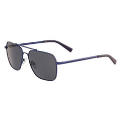 Navigator Sunglasses with Matte Frame,Navy,large