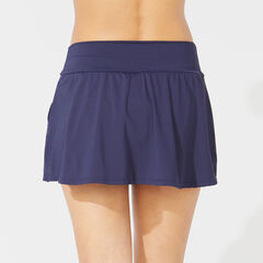 SOLID SWIM SKIRT,Stellar Blue Heather,large