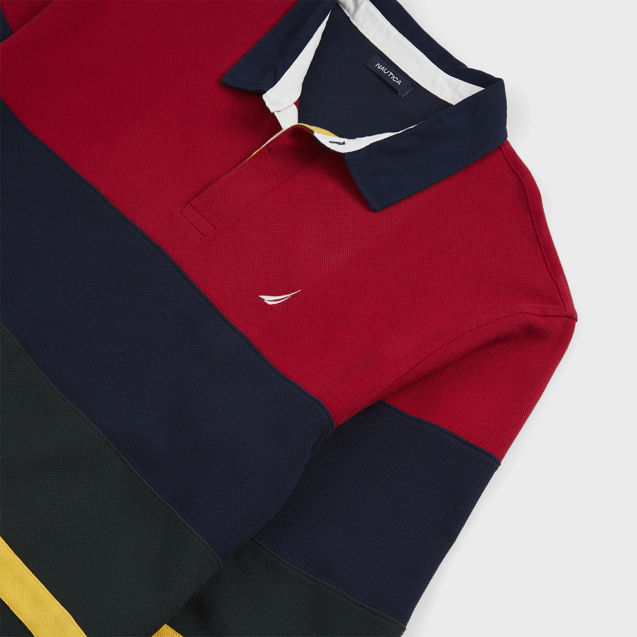 NYXX ■ COLOR BLOCK RUGBY LONG SLEEVE Tシャツ Lacoste Men's Long Sleeve Colorblock Rugby Shirt, ABIMES