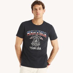 Team USA Graphic T-Shirt,Stellar Blue Heather,large