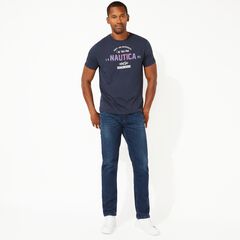 Pure Deep Bay Wash Relaxed Fit Jeans,Pure Deep Bay Wash,large