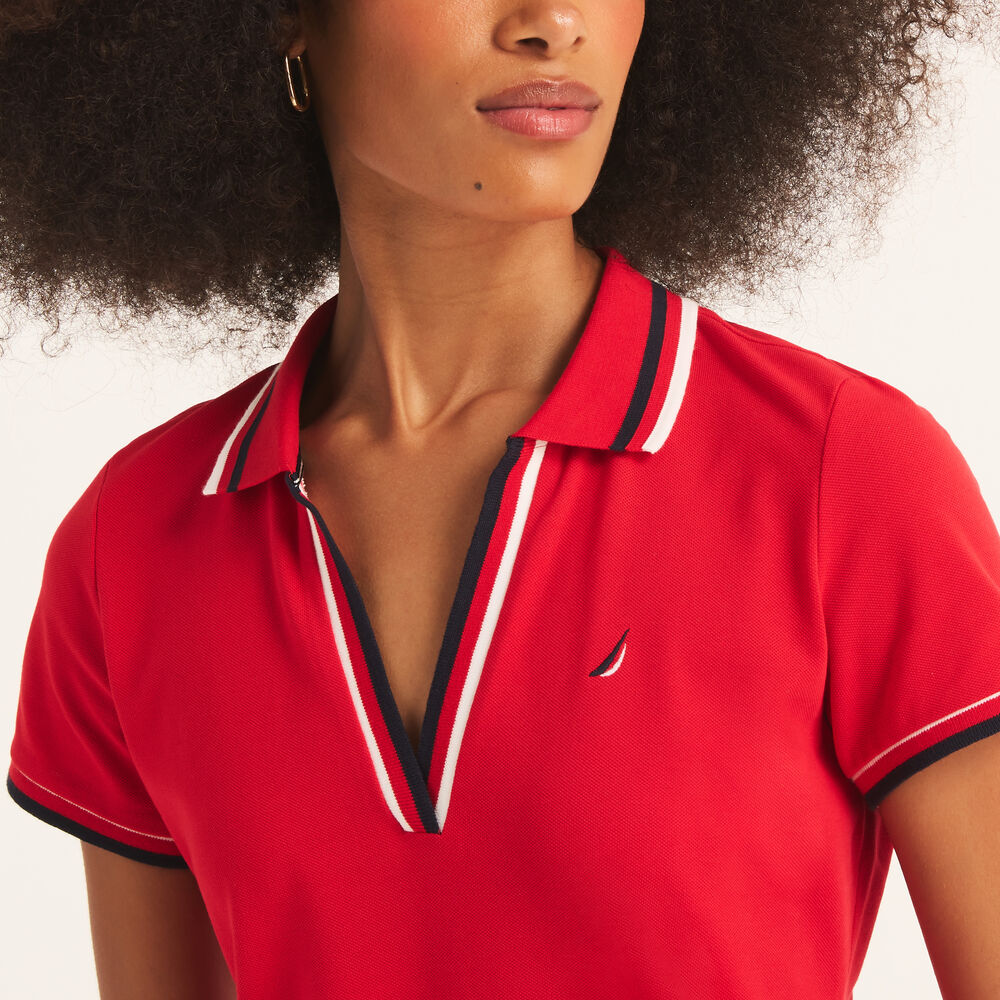 nautica red dress Nautica Girls School Uniform Short Sleeve Polo Dress