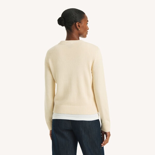 Cable Crewneck Sweater