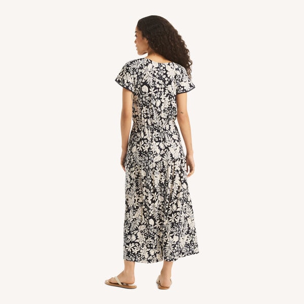 Printed Tiered Dress