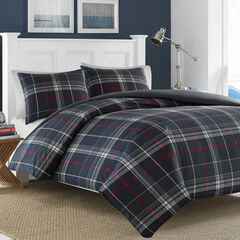 Booker Comforter Set,Grey Heather,large