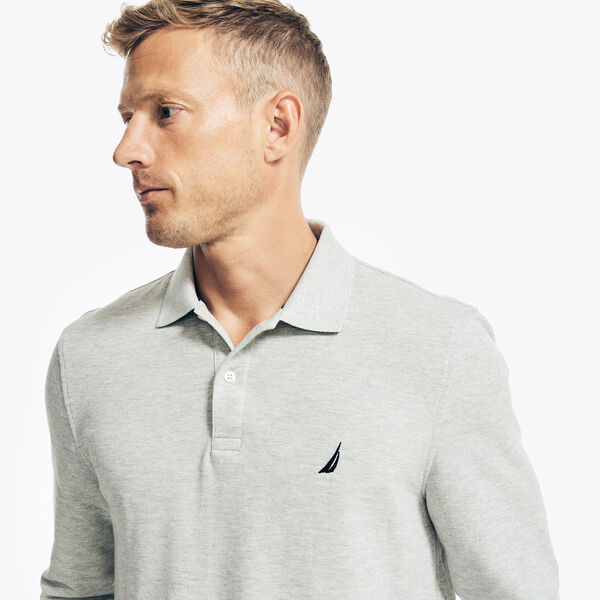 Classic Fit Long Sleeve Deck Polo