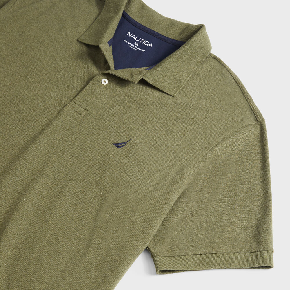 BIG & TALL STRETCH MESH POLO,Billiard,large