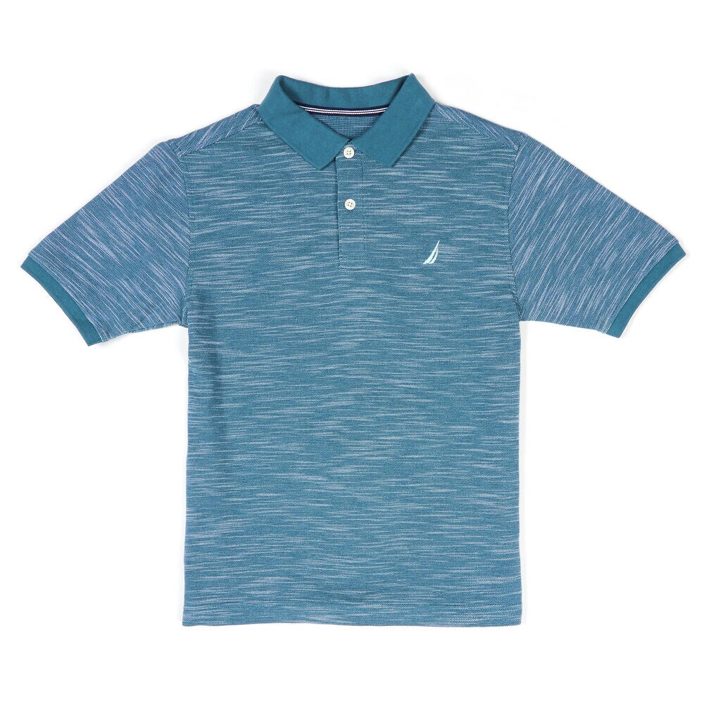 Toddler Boys' Space Dye Polo Deck Shirt (2T-4T),Oxide,large