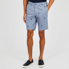 Crab + Lobster Slim Fit Shorts - 9.5" Inseam,Charcoal Blue Heather,large