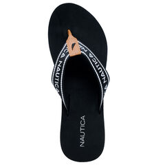 WOVEN STRAP LOGO SANDAL,Black,large