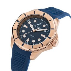 Koh May Bay Recycled Silicone 3-Hand Watch,Multi,large