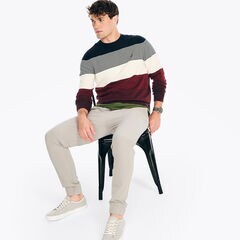 Navtech Colorblock Sweater,Rio Red,large