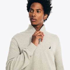 Navtech Quarter-Zip Sweater,Grey Heather,large