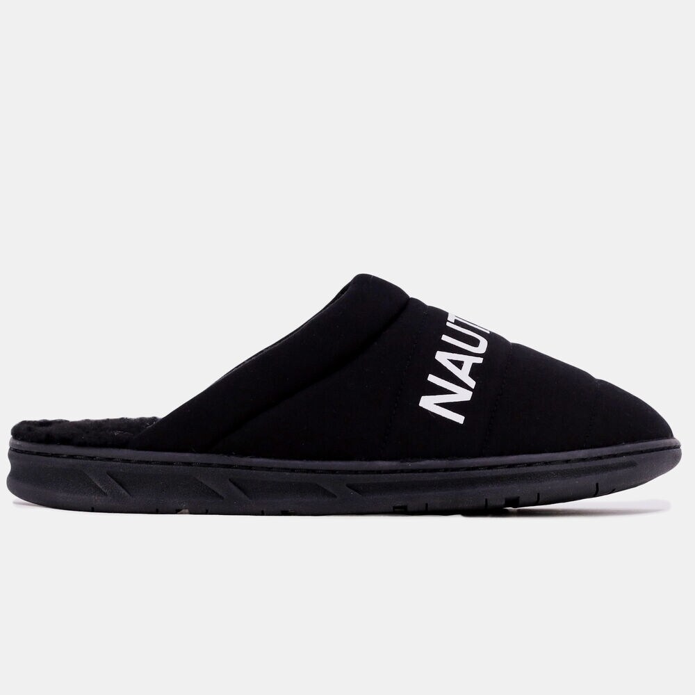 LOGO JERSEY SLIPPER,Black,large