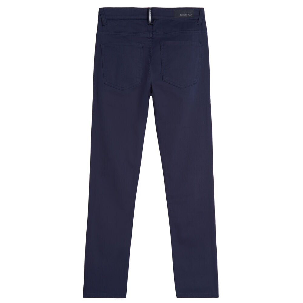 LITTLE BOYS' SKINNY-FIT 5-POCKET TWILL PANT (4-7),Crest Blue,large