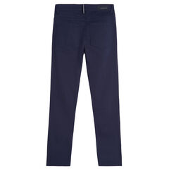 LITTLE BOYS' SKINNY-FIT 5-POCKET TWILL PANT (4-7),Crest Blue,large